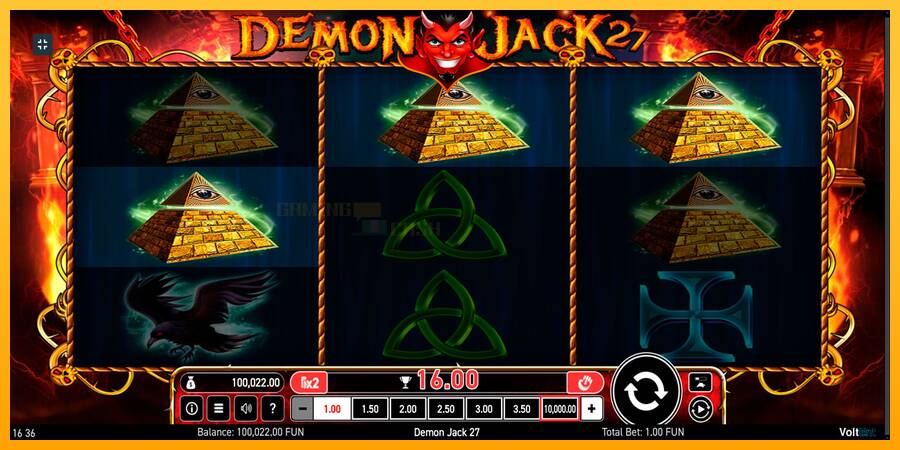 Demon Jack 27 игрална машина за пари, снимка 5