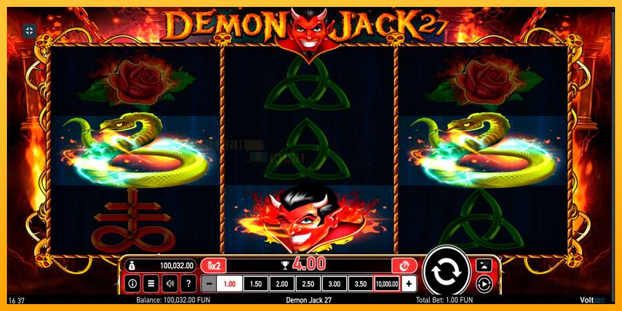 Demon Jack 27 игрална машина за пари, снимка 6