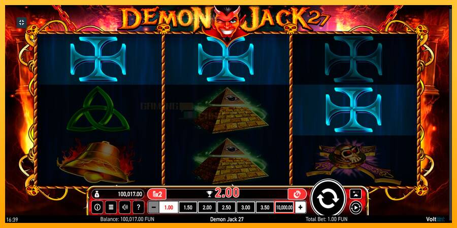 Demon Jack 27 игрална машина за пари, снимка 8