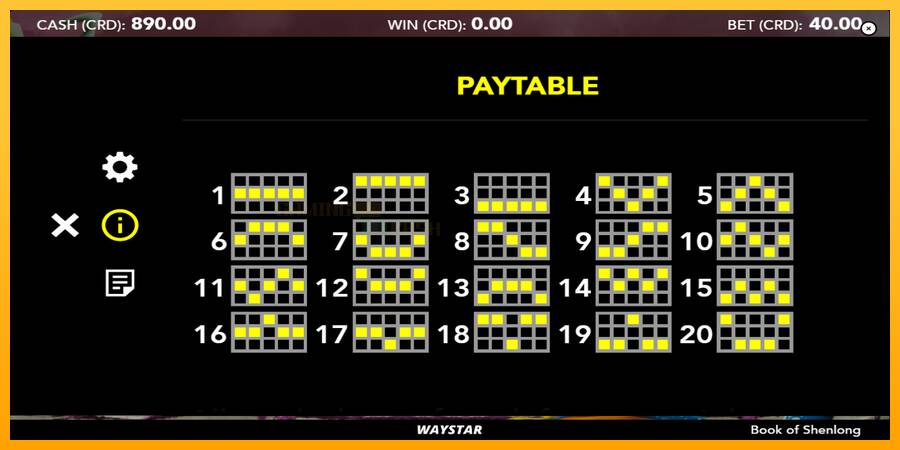 Book of Shenlong игрална машина за пари, снимка 5