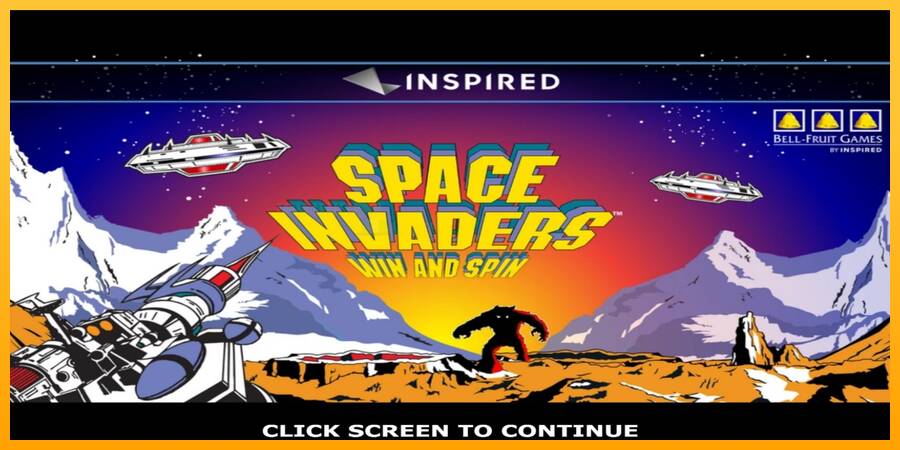 Space Invaders Win and Spin игрална машина за пари, снимка 1