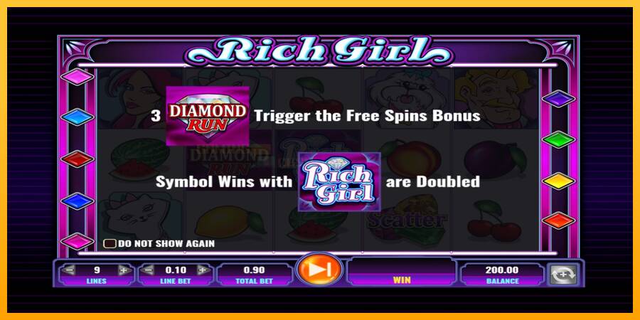 She’s a Rich Girl игрална машина за пари, снимка 1