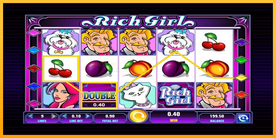 She’s a Rich Girl игрална машина за пари, снимка 3