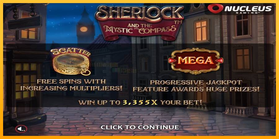 Sherlock and the Mystic Compass игрална машина за пари, снимка 1