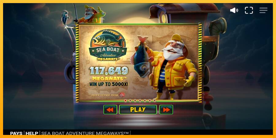 Sea Boat Adventure Megaways игрална машина за пари, снимка 1