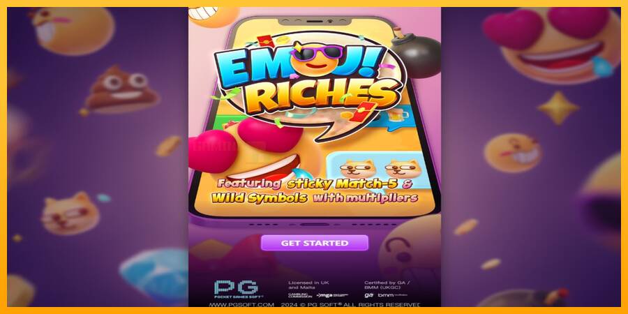 Emoji Riches игрална машина за пари, снимка 1