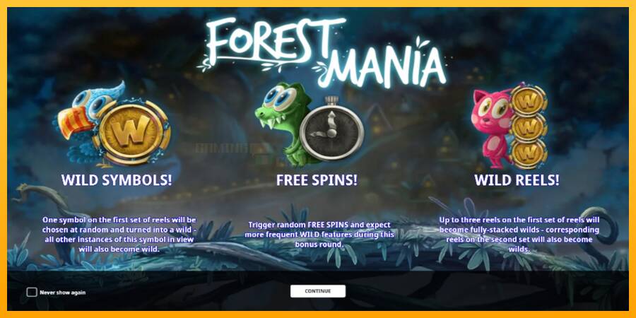 Forest Mania игрална машина за пари, снимка 1