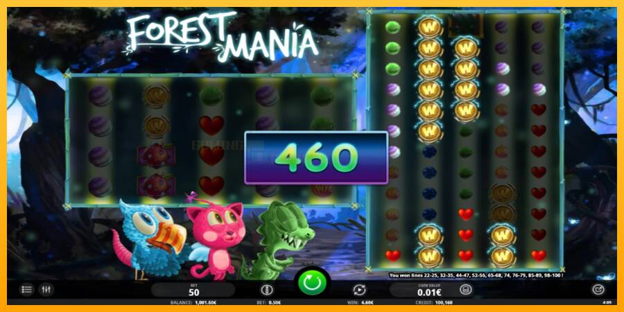 Forest Mania игрална машина за пари, снимка 3