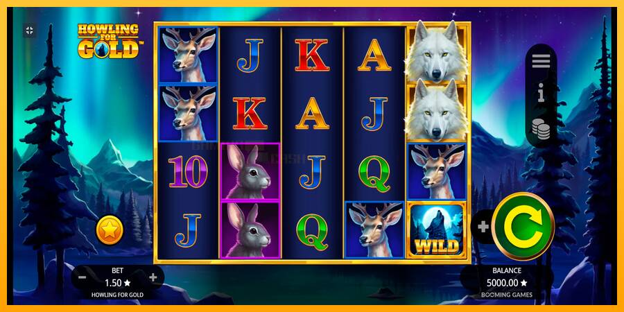 Howling for Gold игрална машина за пари, снимка 1