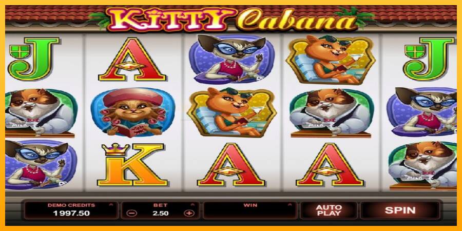 Kitty Cabana игрална машина за пари, снимка 2