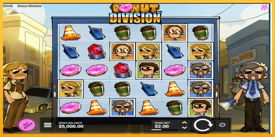 Donut Division игрална машина за пари, снимка 2