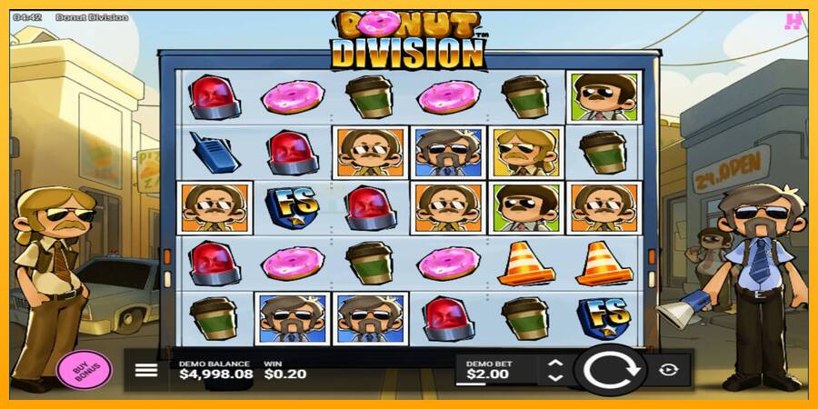 Donut Division игрална машина за пари, снимка 3