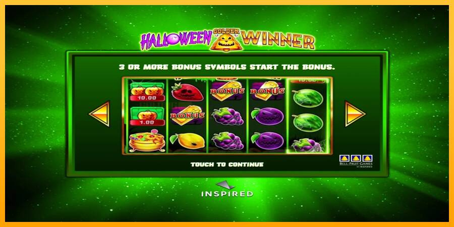 Halloween Golden Winner игрална машина за пари, снимка 1