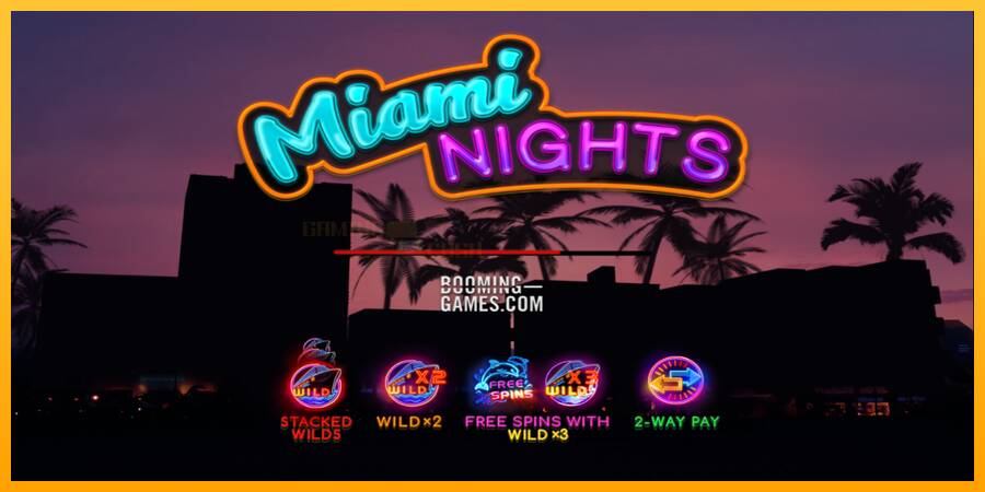 Miami Nights игрална машина за пари, снимка 1