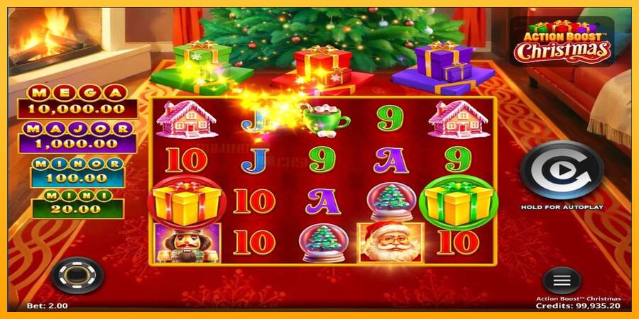 Action Boost Christmas игрална машина за пари, снимка 3