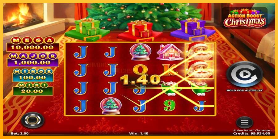 Action Boost Christmas игрална машина за пари, снимка 4