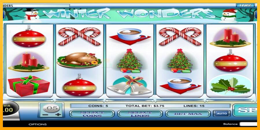 Winter Wonderland игрална машина за пари, снимка 4