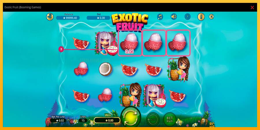 Exotic Fruit игрална машина за пари, снимка 2