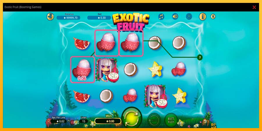 Exotic Fruit игрална машина за пари, снимка 3