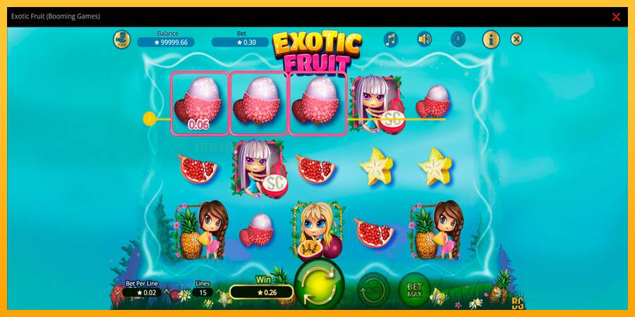 Exotic Fruit игрална машина за пари, снимка 4