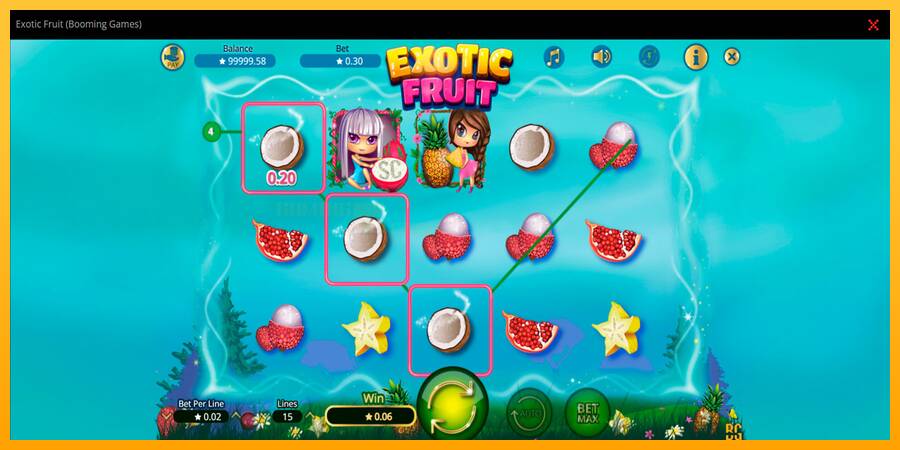 Exotic Fruit игрална машина за пари, снимка 5