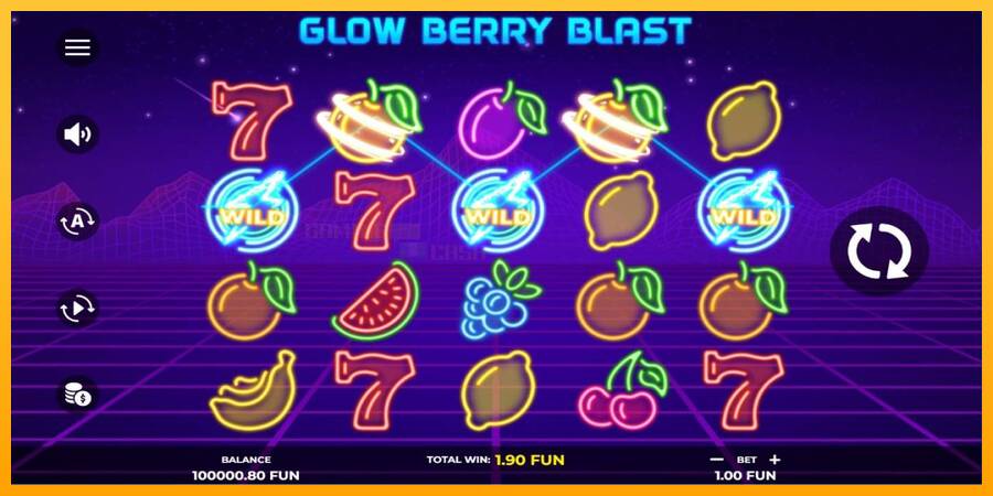 Glow Berry Blast игрална машина за пари, снимка 2