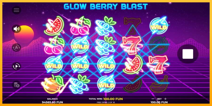 Glow Berry Blast игрална машина за пари, снимка 4