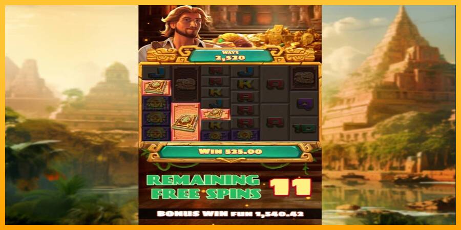 Mayan Gold Hunt игрална машина за пари, снимка 6