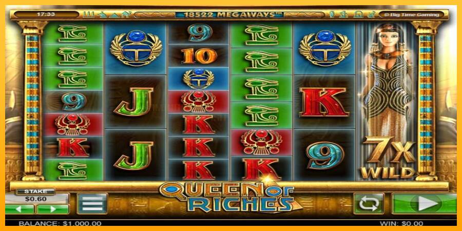 Queen of Riches игрална машина за пари, снимка 1