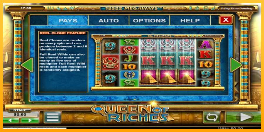 Queen of Riches игрална машина за пари, снимка 3