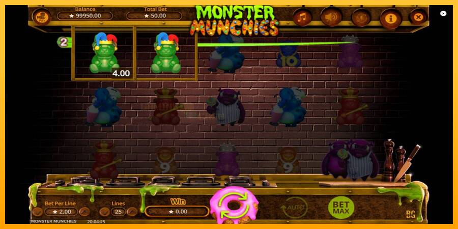 Monster Munchies игрална машина за пари, снимка 3