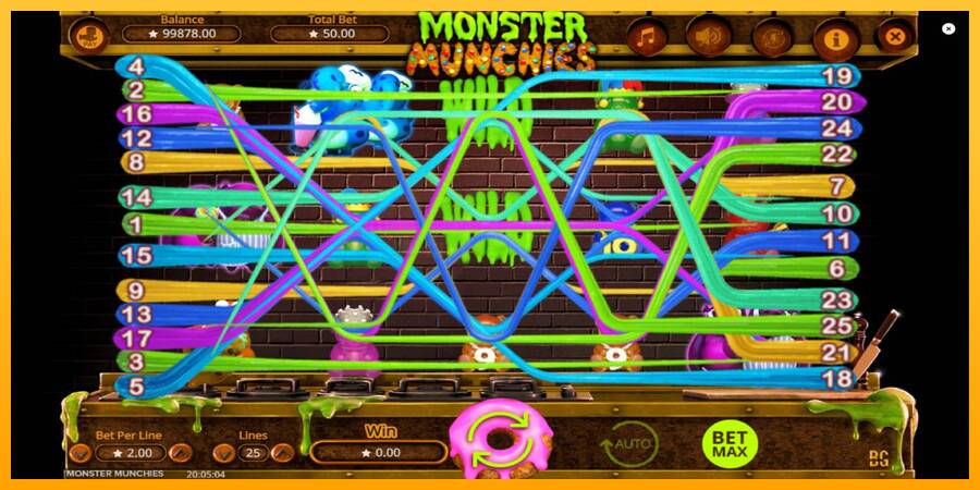 Monster Munchies игрална машина за пари, снимка 4