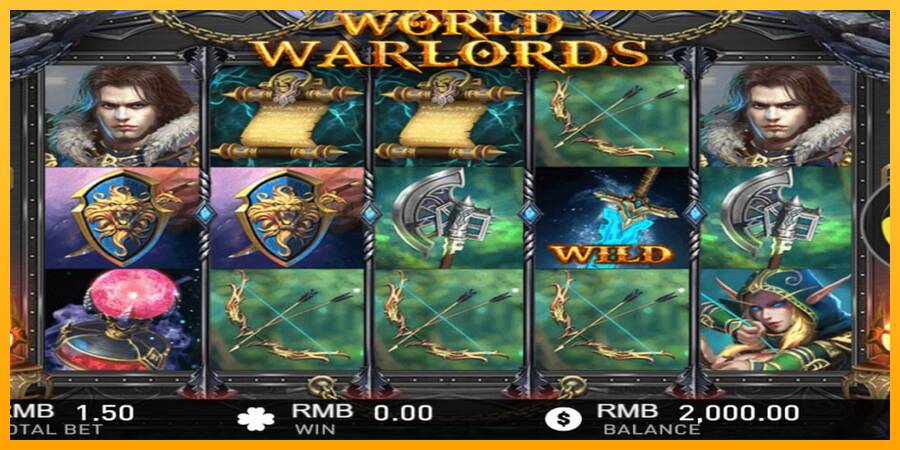 World of Warlords игрална машина за пари, снимка 1