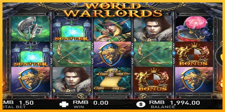 World of Warlords игрална машина за пари, снимка 4