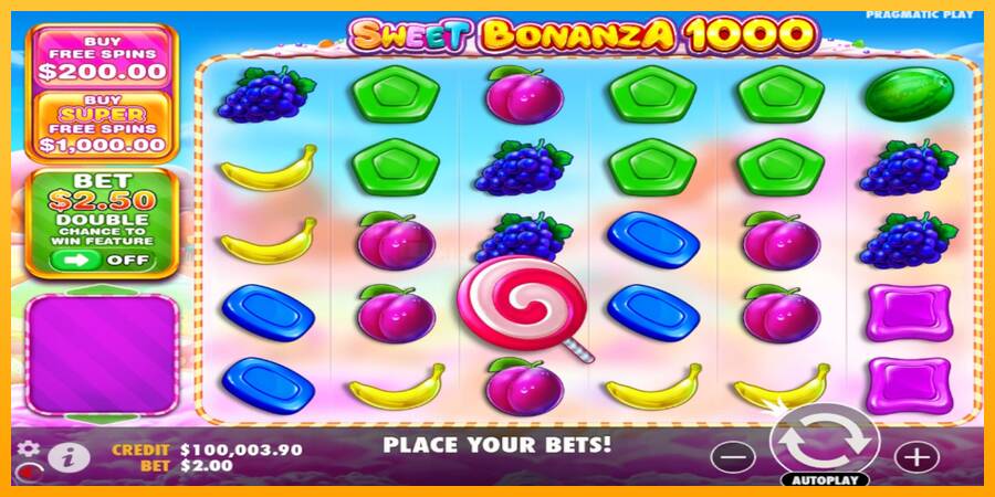 Sweet Bonanza 1000 игрална машина за пари, снимка 2