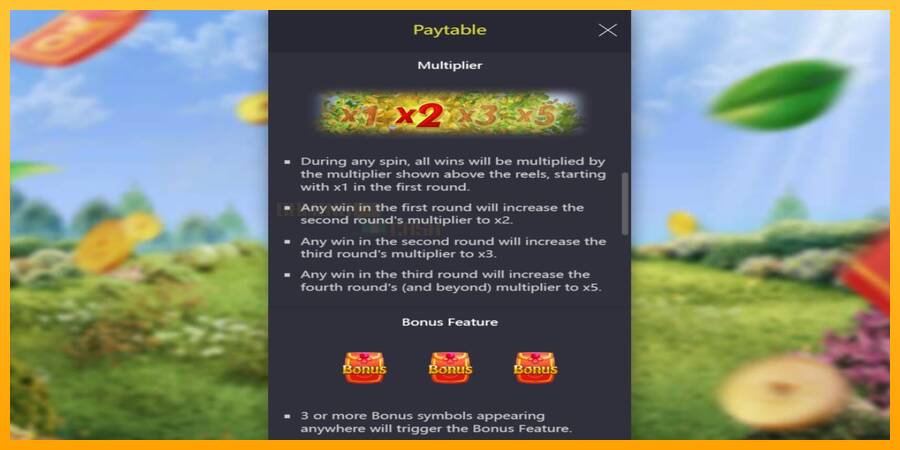 Prosperity Fortune Tree игрална машина за пари, снимка 5