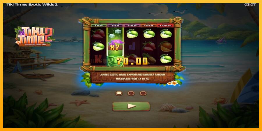 Tiki Time Exotic Wilds 2 игрална машина за пари, снимка 1