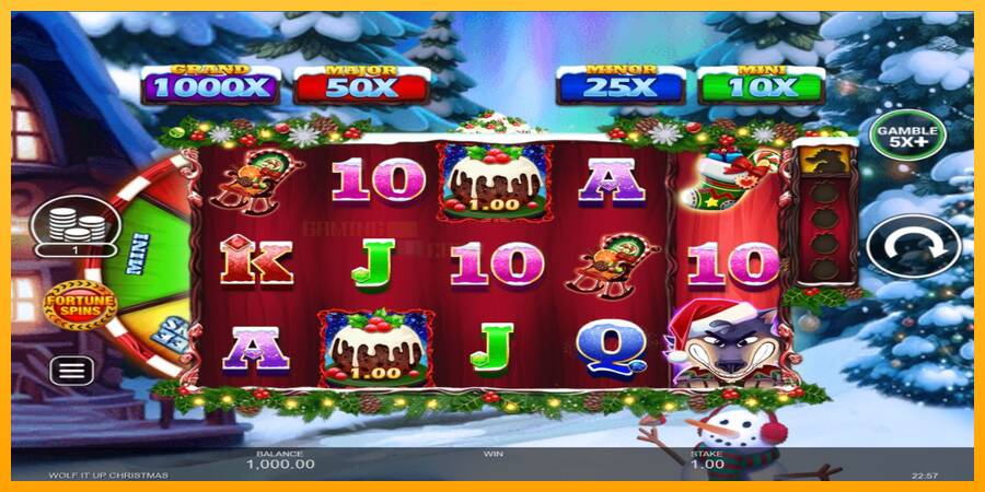 Wolf It Up Christmas игрална машина за пари, снимка 2