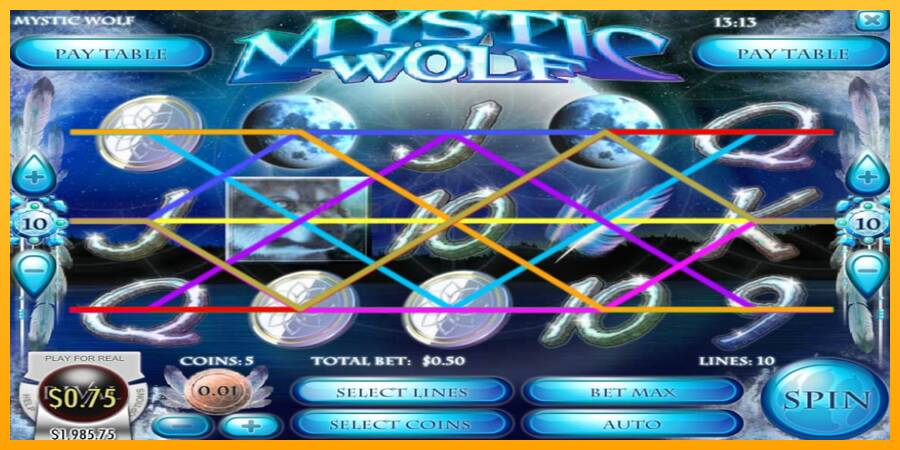 Mystic Wolf игрална машина за пари, снимка 2