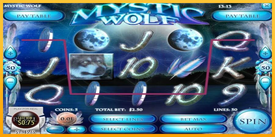 Mystic Wolf игрална машина за пари, снимка 3