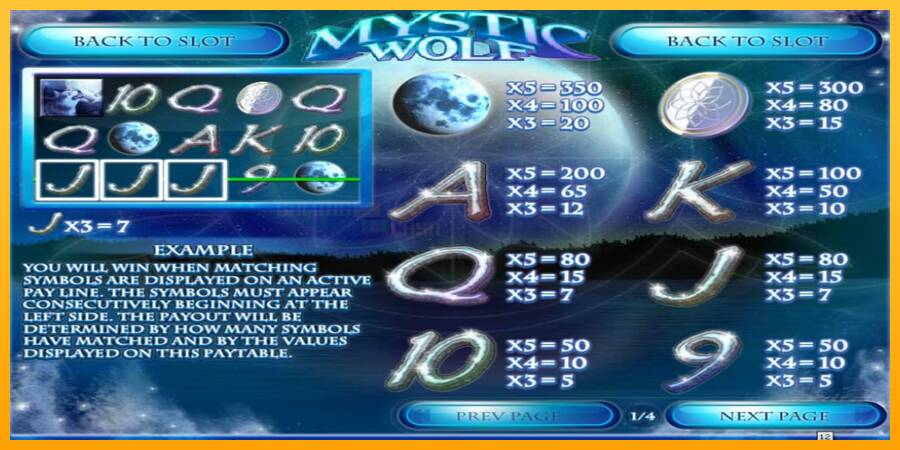 Mystic Wolf игрална машина за пари, снимка 4