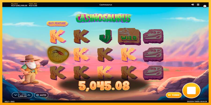 Casinosaurus игрална машина за пари, снимка 3