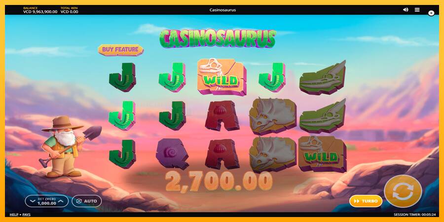 Casinosaurus игрална машина за пари, снимка 4