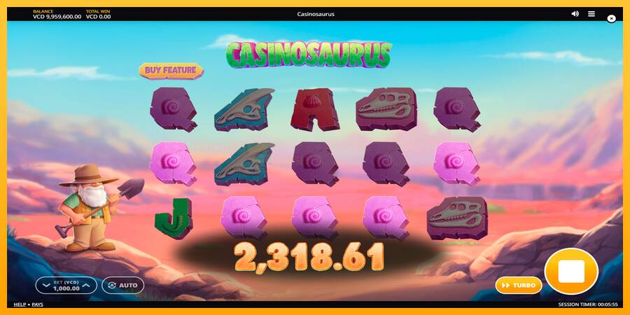 Casinosaurus игрална машина за пари, снимка 5