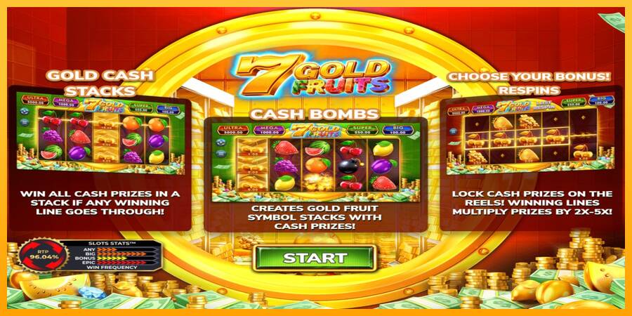 7 Gold Fruits игрална машина за пари, снимка 1