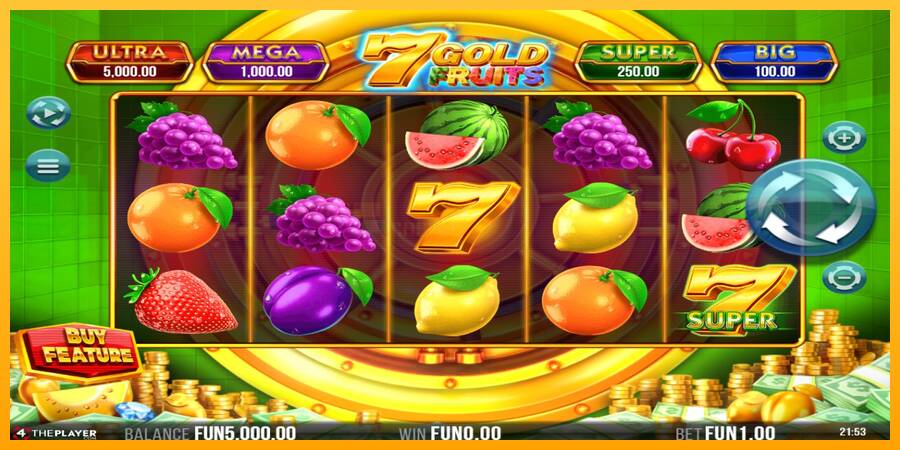 7 Gold Fruits игрална машина за пари, снимка 2