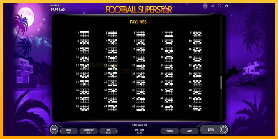 Football Superstar игрална машина за пари, снимка 7