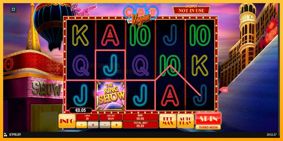 Cat In Vegas игрална машина за пари, снимка 3