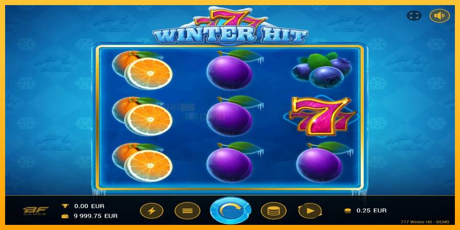 777 Winter Hit игрална машина за пари, снимка 1