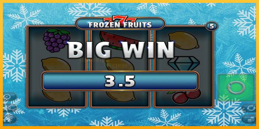 777 Frozen Fruits игрална машина за пари, снимка 2